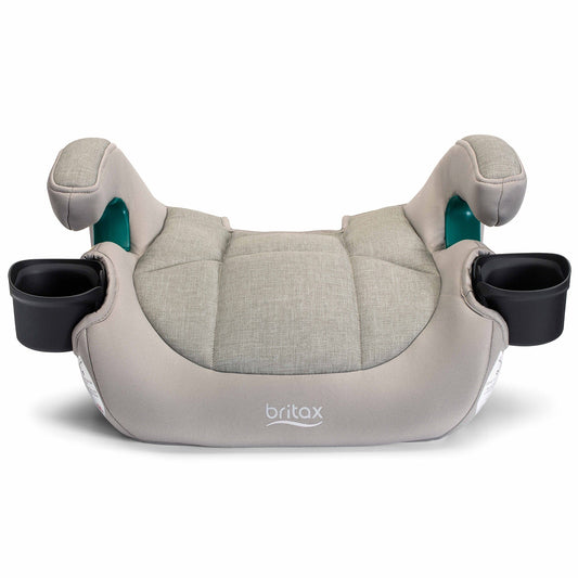 Britax UpNGo Click Backless Booster with Rigid LATCH - Parchment - E1D477G