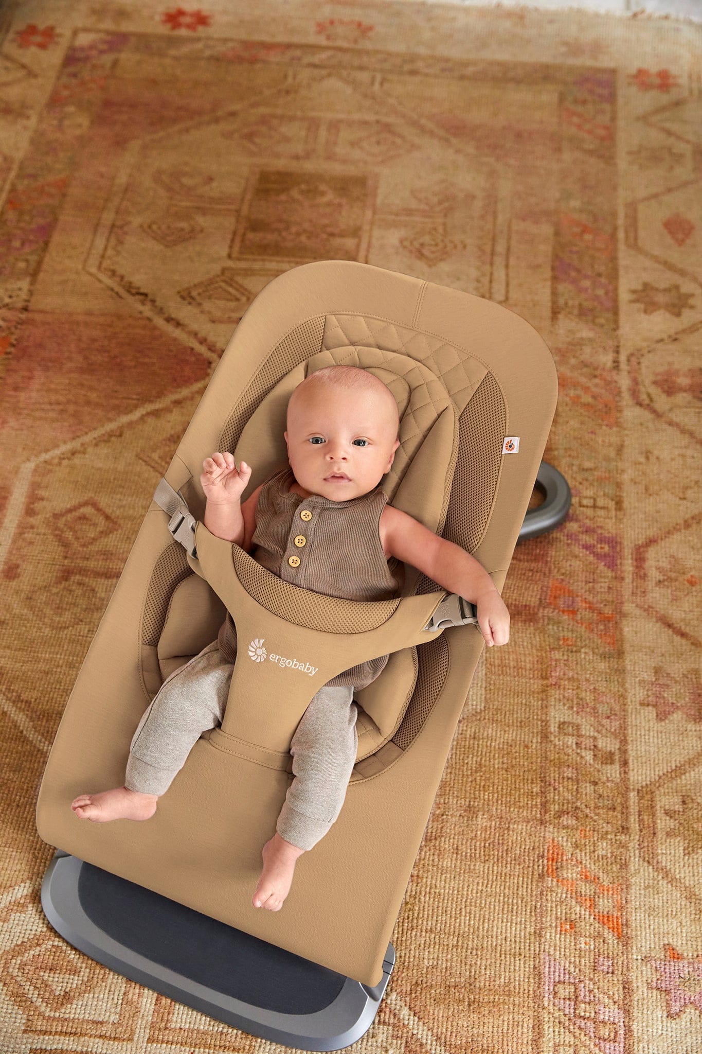 Ergobaby 3-in-1 Evolve Bouncer - Camel