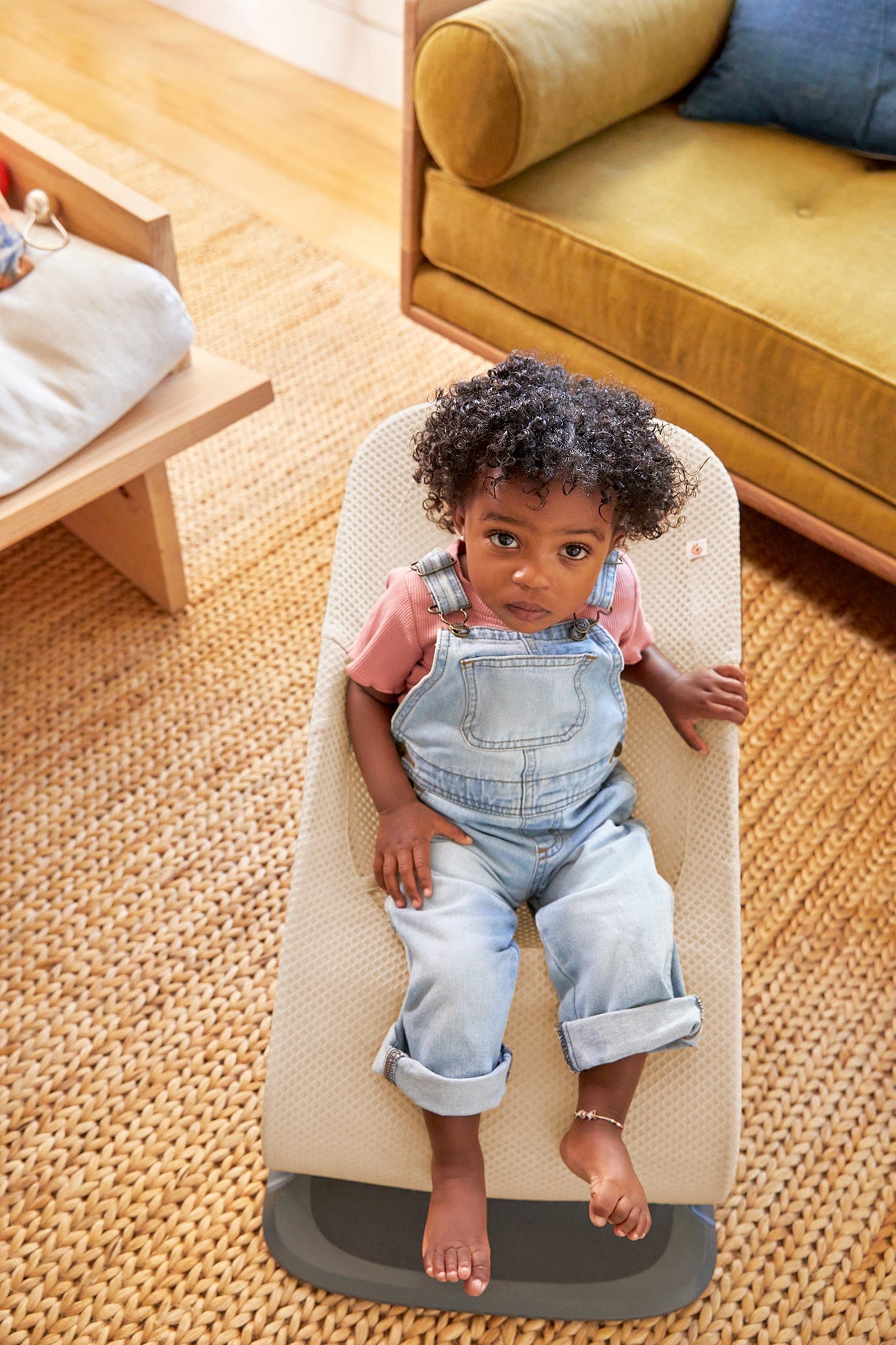 Ergobaby 3-in-1 Evolve Mesh Bouncer - Cream - EVLBNCCRMMSHNA