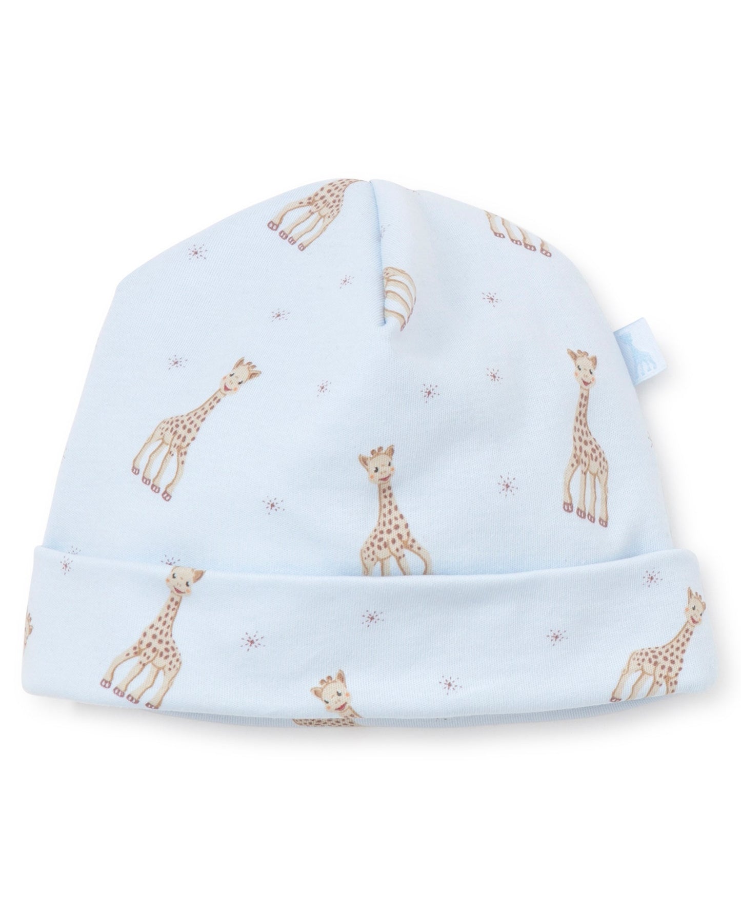 Kissy Kissy Sophie la Girafe Print Hat - Light Blue