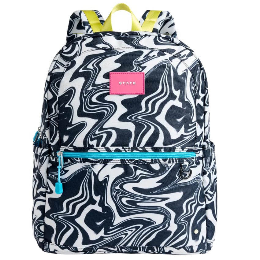State Bags Kane Double Pocket Large Backpack - Marbled - F243F486111