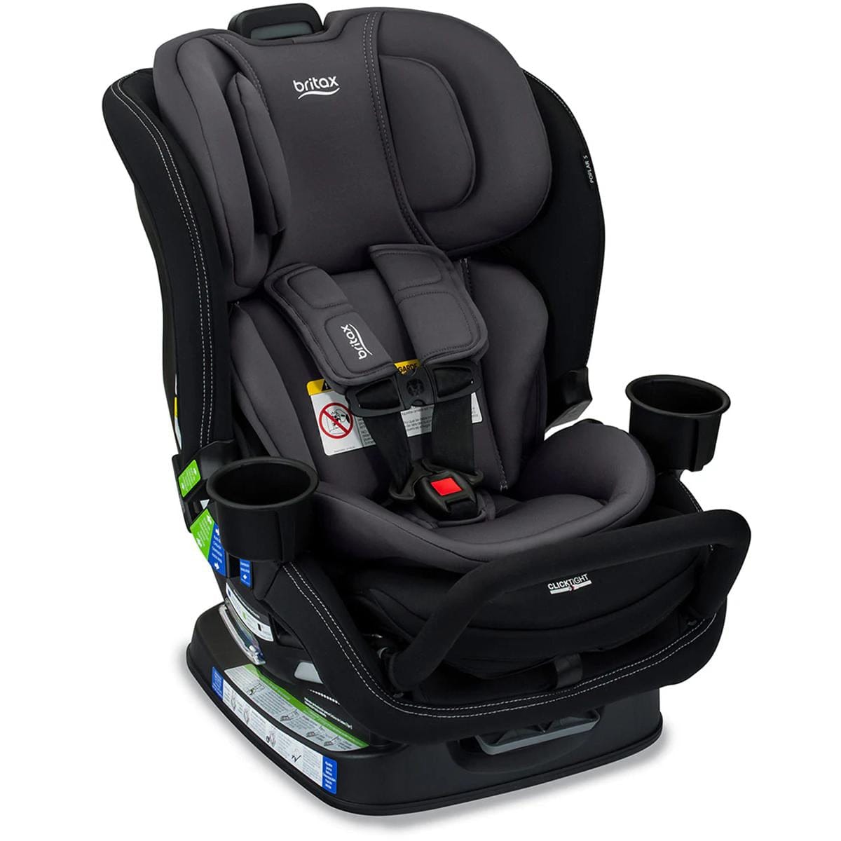 Britax OPEN BOX Poplar S Narrow Convertible Car Seat - Stone Onyx - E1C943M-fob