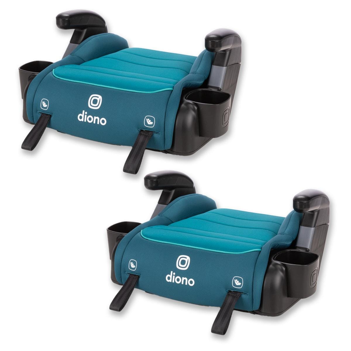 Diono Connect3 RXT Backless Booster Car Seat (Latch), 2 Pack - Blue Razz Iceâ - 56233-NA-01
