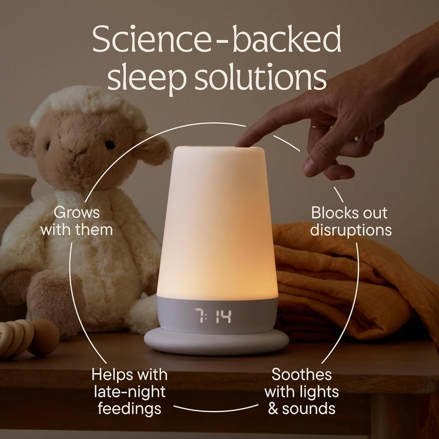 Hatch Rest 2nd Gen Sound Machine, Night Light, Time-to-Rise - HBR4400R