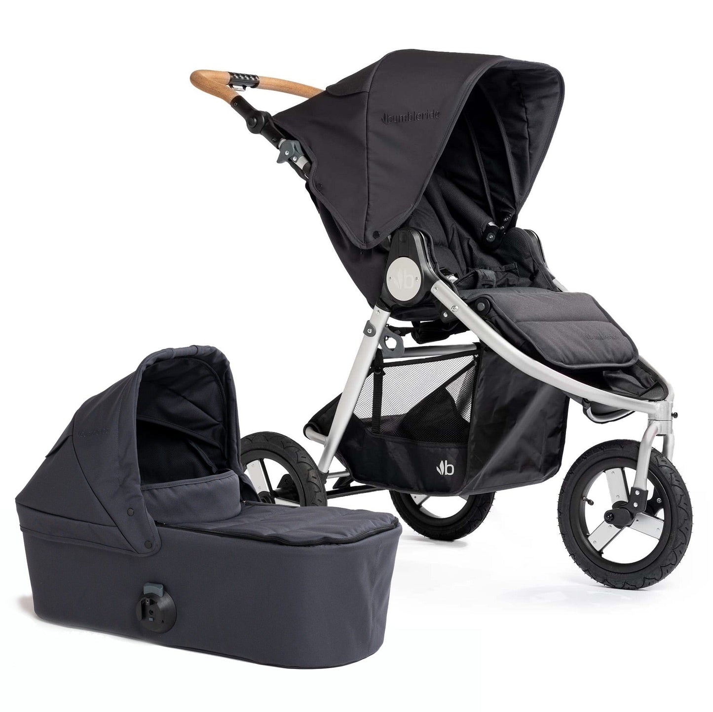 Bumbleride Indie Single Stroller + Bassinet Bundle - Dusk / Dusk - I-875US-BAS-63US