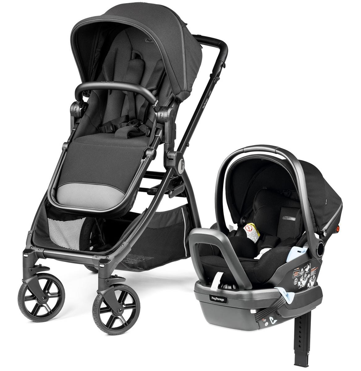 PEG YPSI 2025 + Primo Viaggio Lounge Travel System Bundle - True Black / True Black - IP38000000MO13-IMLO00US00GU13MO13