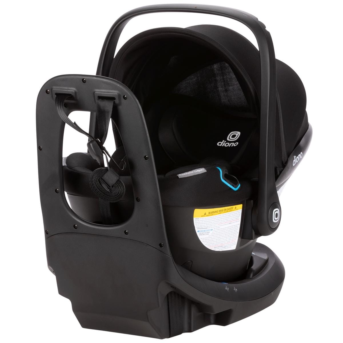 Diono LiteClik 30 RXT SafePlus Infant Car Seat and Base - Black Storm - 56000-NA-01