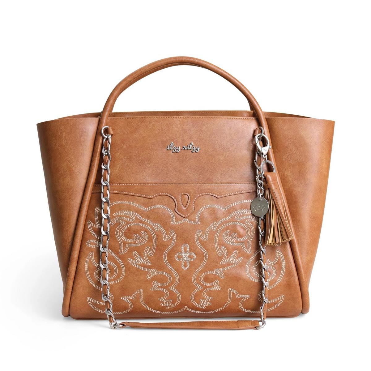 Itzy Ritzy Boss Tote - Nash Saddle - 101701923