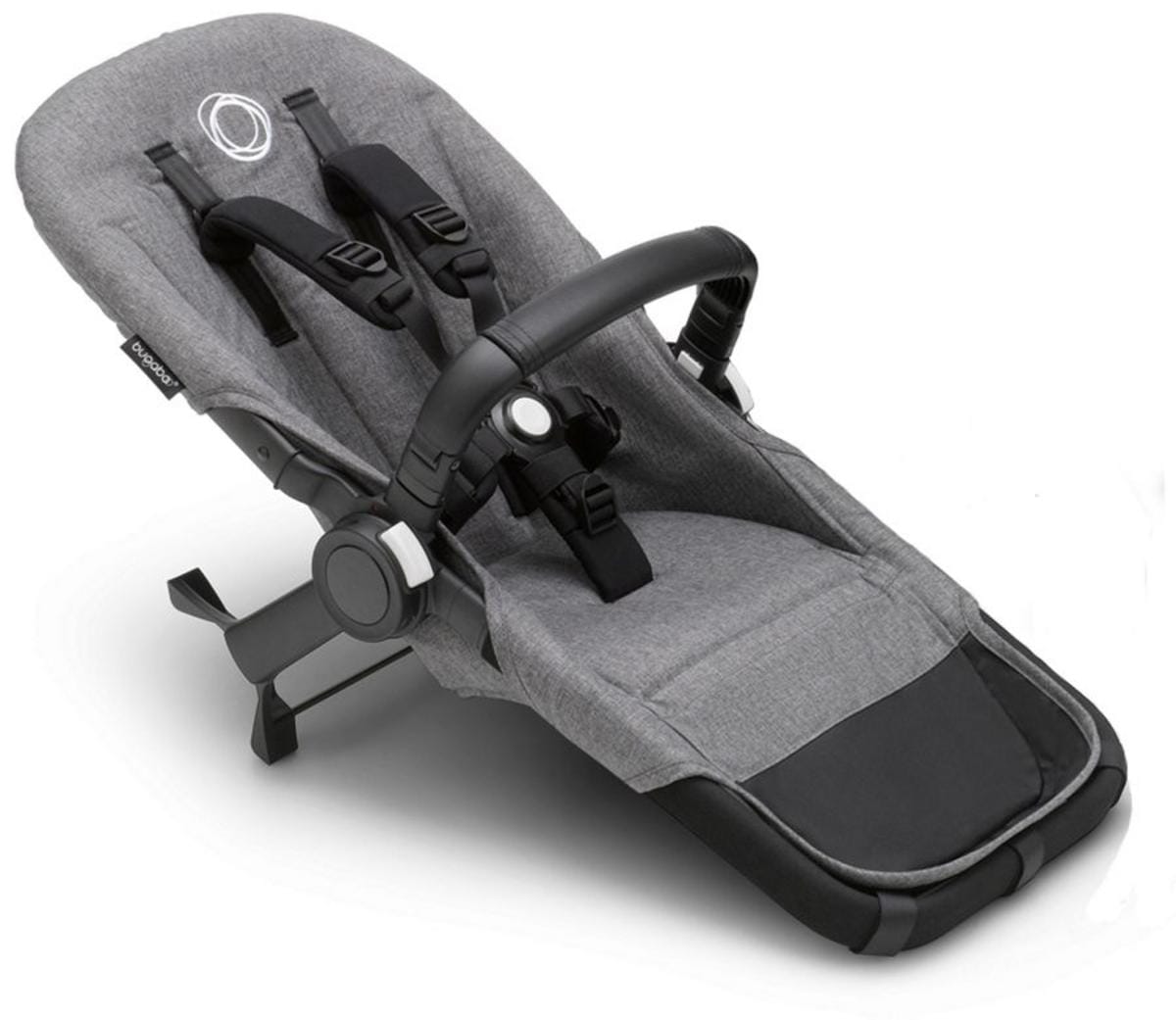 Bugaboo OPEN BOX Donkey 5 Duo Extension Set - Grey Melange - 100004011-ob
