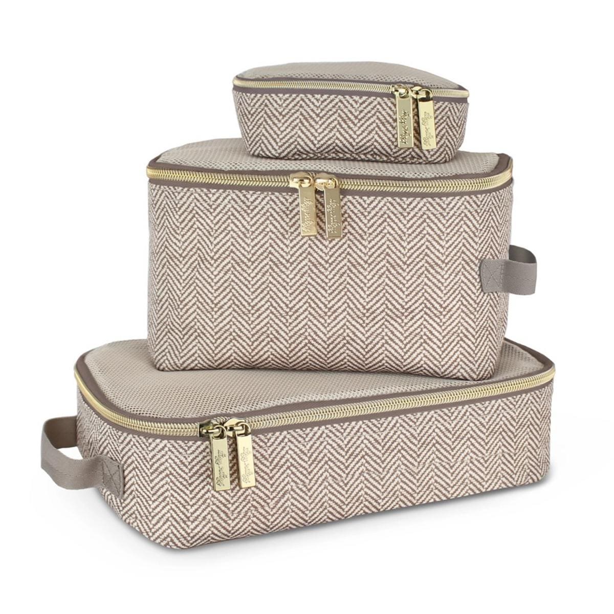 Itzy Ritzy Packing Cubes - Taupe - PC4006