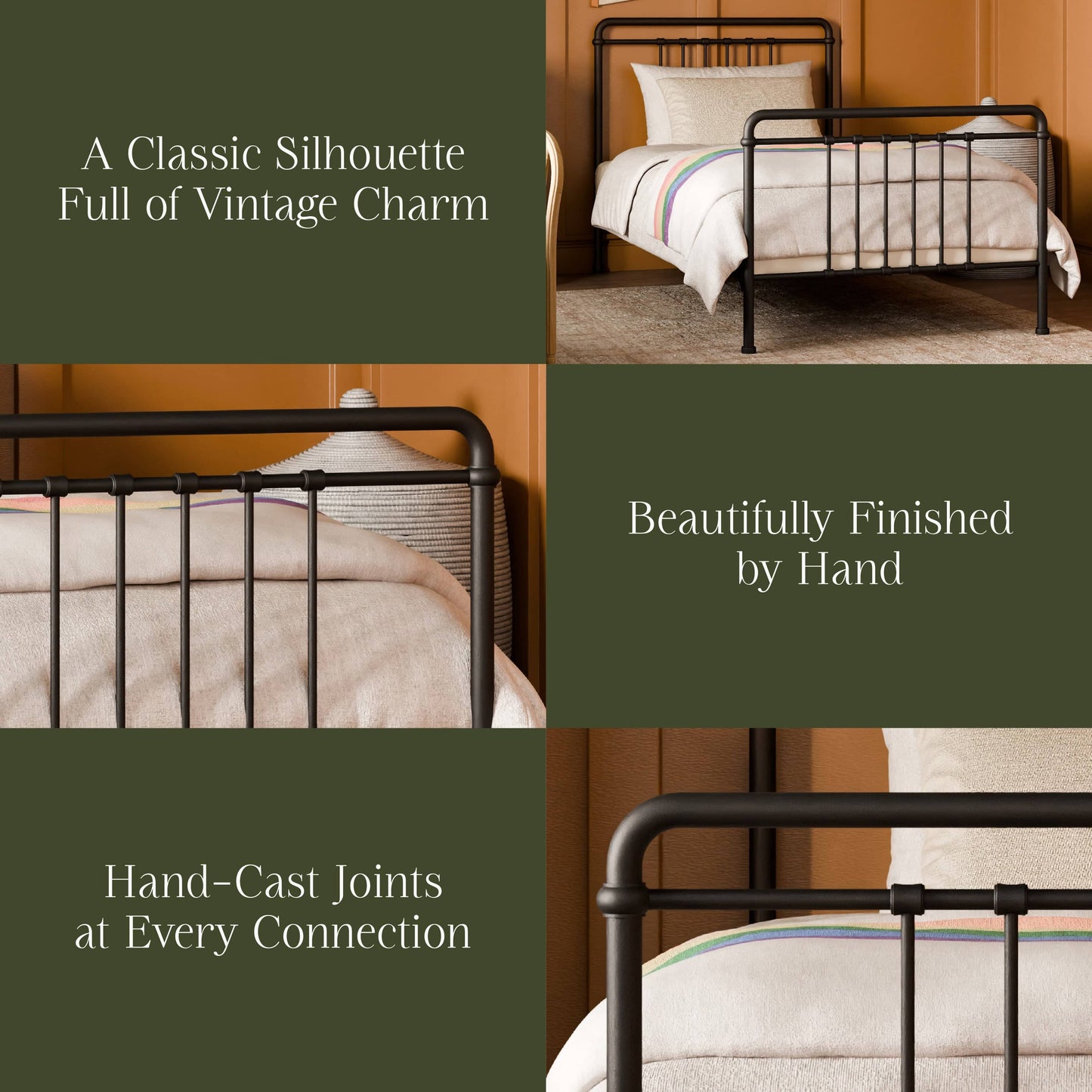 Namesake Winston Twin Bed - Vintage Iron