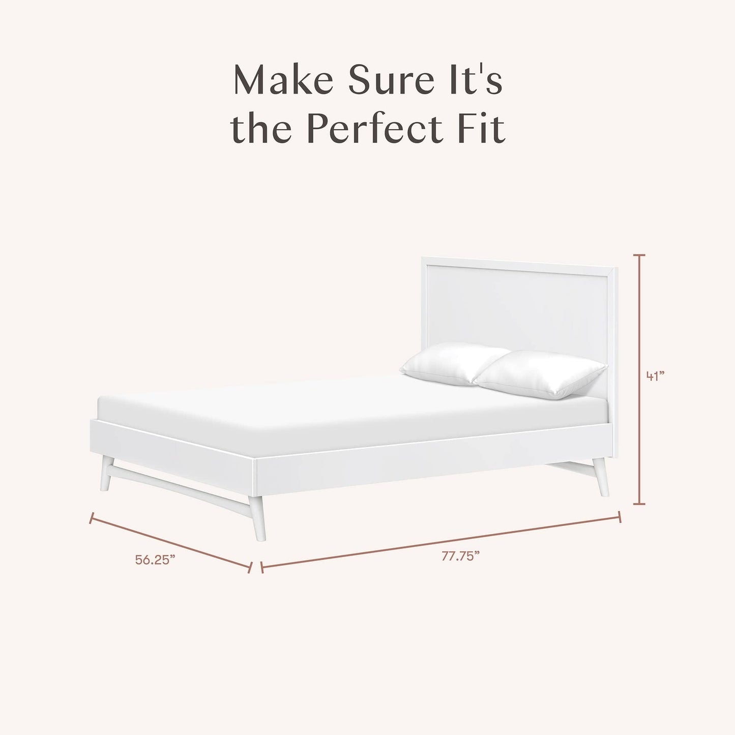 Babyletto Palma Full Bed - White - M15996W