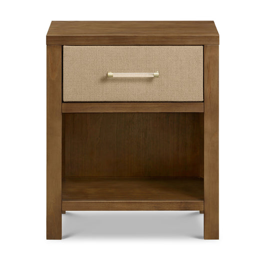 Namesake Eloise Assembled Nightstand - Natural Walnut and Performance Sand Eco-Weave - M24860NLPSEW