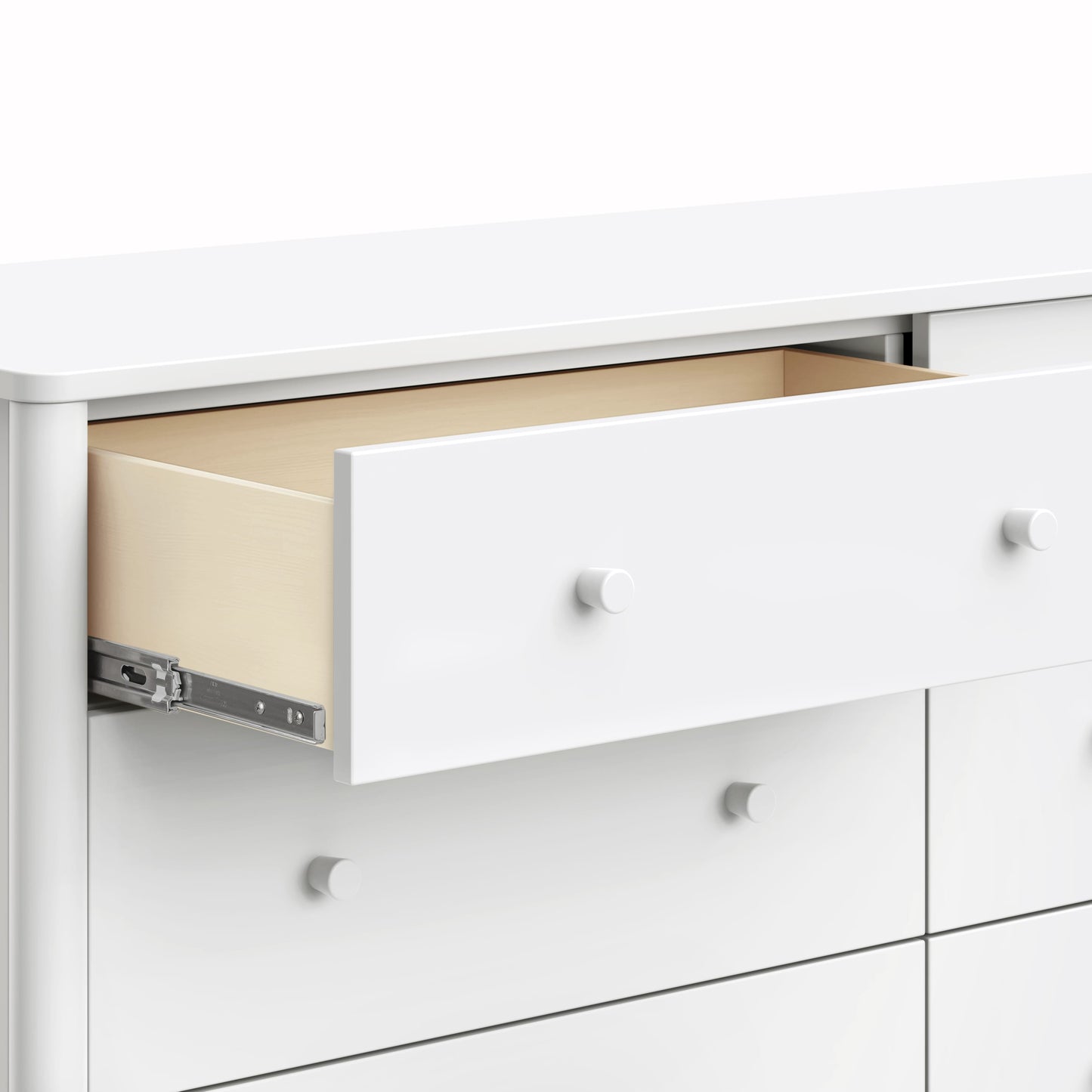 Babyletto Swell 6-Drawer Wide Assembled Dresser (56") - White