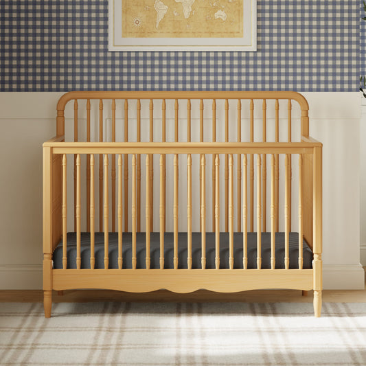 Namesake Liberty 4-in-1 Convertible Spindle Crib - Honey