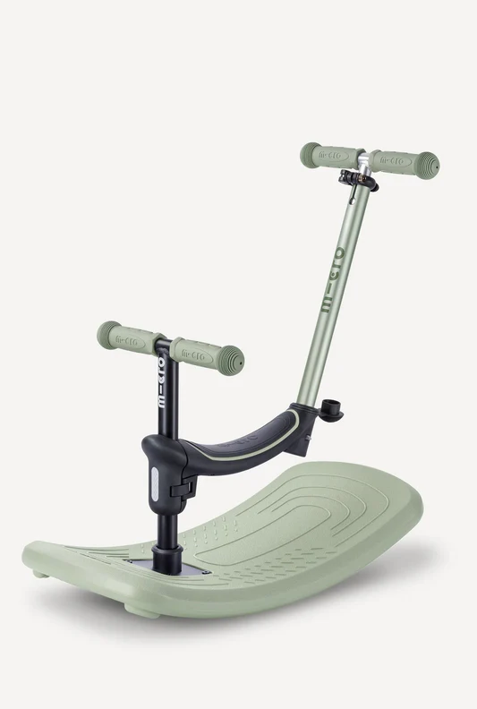 Micro Kickboard Mini Deluxe Rock & Go LED Scooter - Olive Sage - MMD385