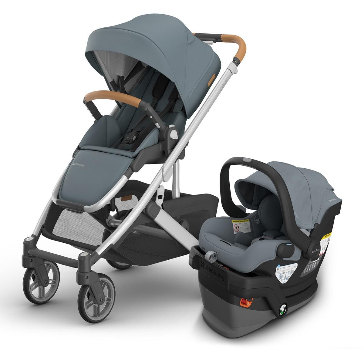 UPPAbaby Cruz V3 + Mesa V3 Travel System Bundle - Callum / Callum - 0403-CRZ-NA-CLM-1003-MSA-US-CLM