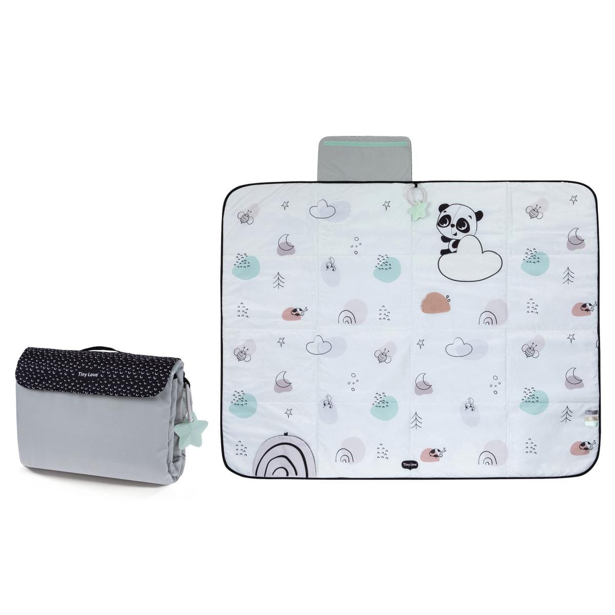 Tiny Love XL Outdoor Mat - Black & White Decor Collection - TO137HBF