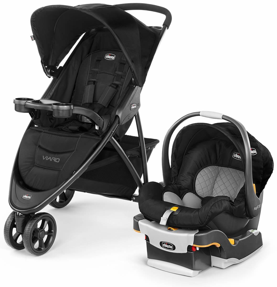 Chicco OPEN BOX Viaro Travel System - Black - 06079639950070-ob