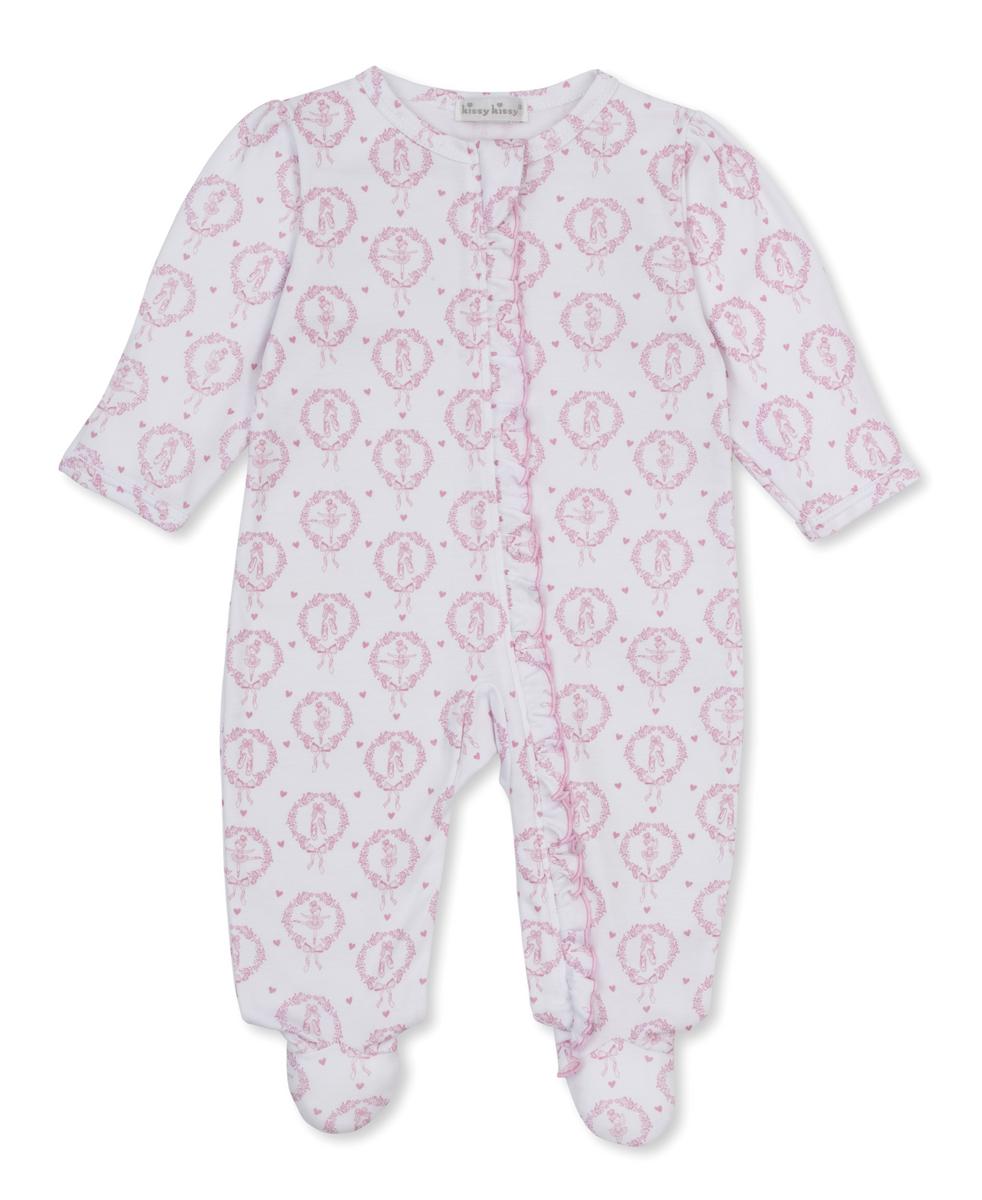 Kissy Kissy Footie w/ Zip - Petite Pirouettes, 3-6M