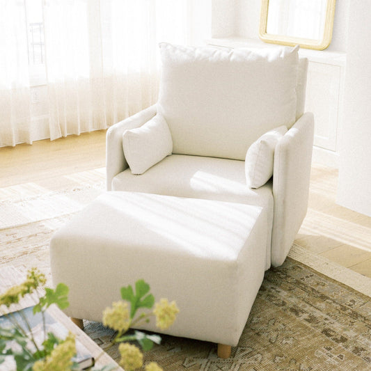 Oilo Ollie: A Chair and a Half Swivel Nursery Glider with Back Recline - OLLIE-HPI-BB