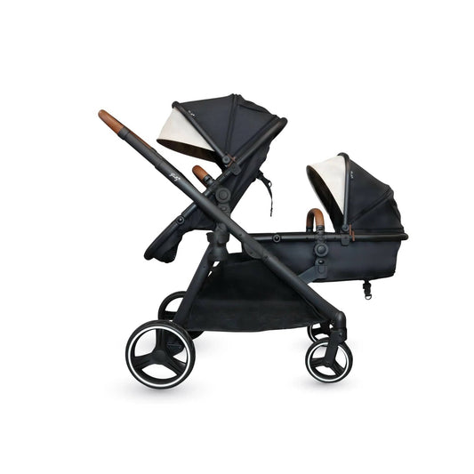 Gladly Family Piper Stroller Second Seat:Β Β 2-in-1 Toddler Seat + Bassinet - Aloe - PIP-SEA-ALO