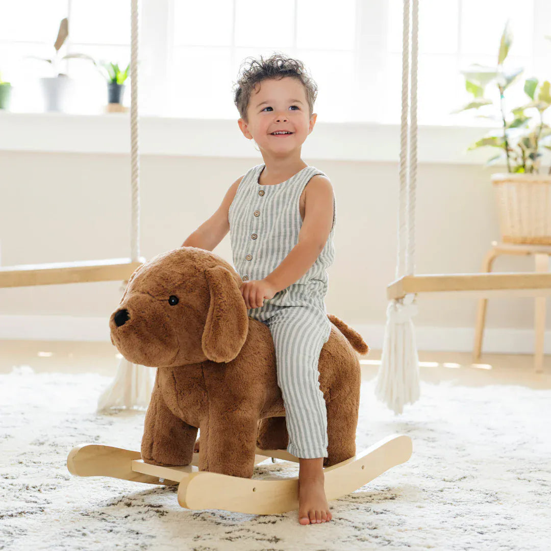 Saranoni Dog Stuffed Rocker