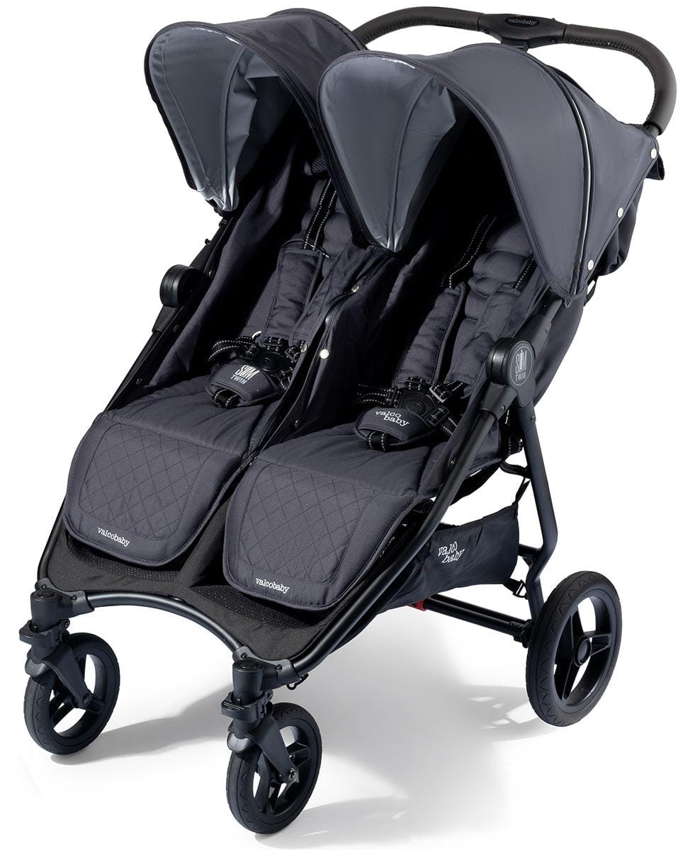 Valco OPEN BOX Baby Slim Twin Double Stroller Sport Edition - Signature Grey - N0131-ob