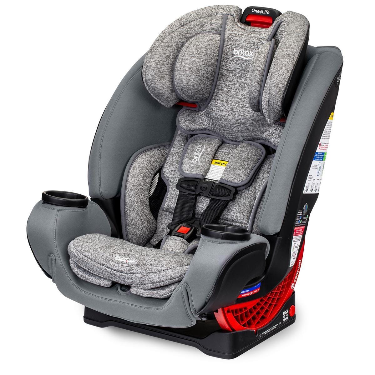 Britax OPEN BOX One4Life ClickTight All-in-One Convertible Car Seat - Cool N Dry Moonstone - E1C904K-OB