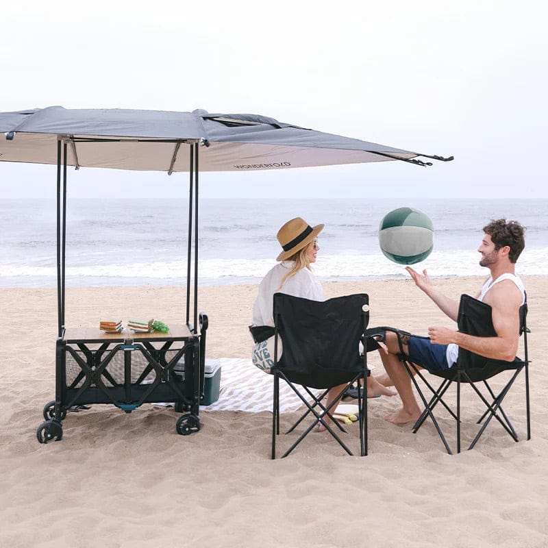 WONDERFOLD S5 Convertible Utility Wagon Canopy - Beige - S5CPY-BG-