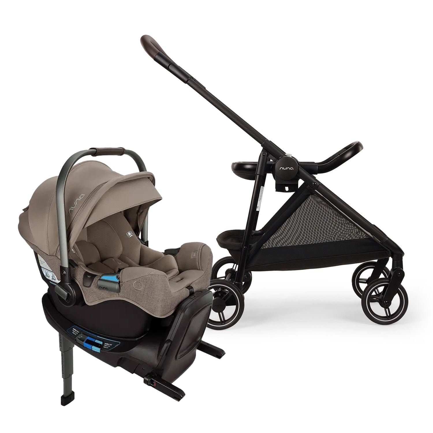 Nuna Flex System Frame + PIPA RX Travel System Bundle - Cedar