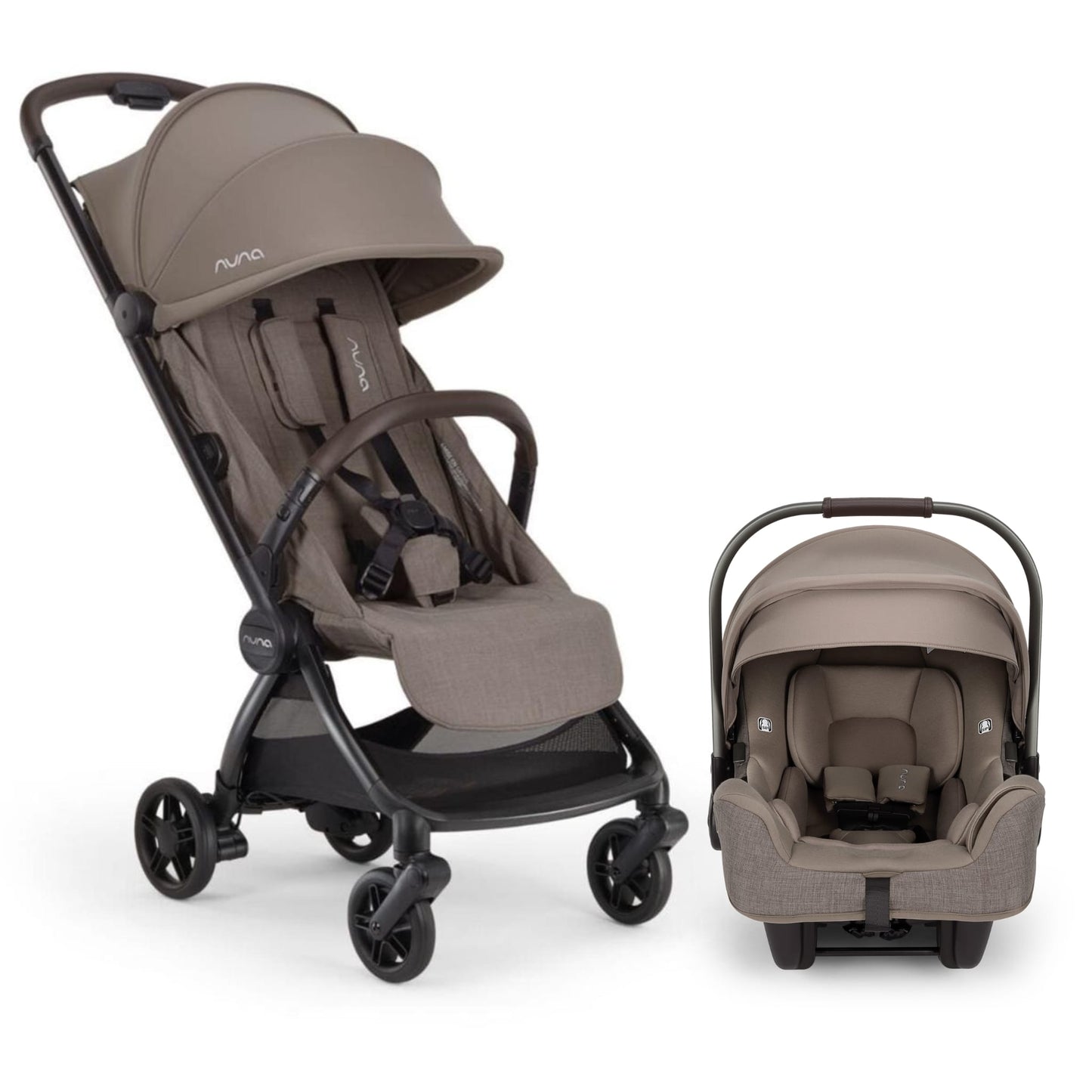 Nuna VIAA cabn + PIPA RX Travel System Bundle - Cedar