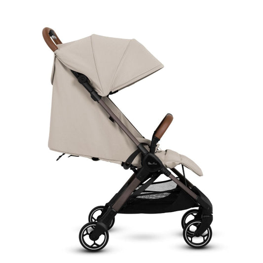 Silver Cross Clic Compact Stroller + Nuna PIPA RX Travel System Bundle - Latte / Caviar - SX2334-LTUC-CF12508609CVR
