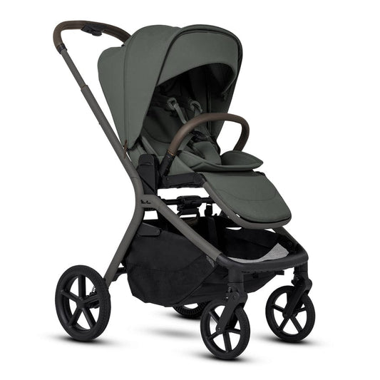 Silver Cross Breez Modular Stroller + Bassinet Bundle - Pewter - SX2349-PWUC-SX2350-PWUC