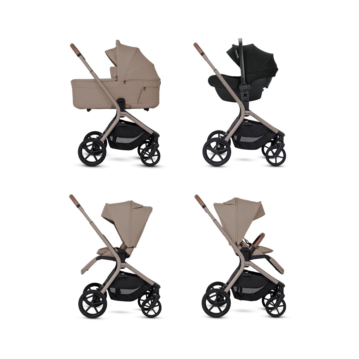 Silver Cross Breez Compact Bassinet - Champagne - SX2350-CPUC