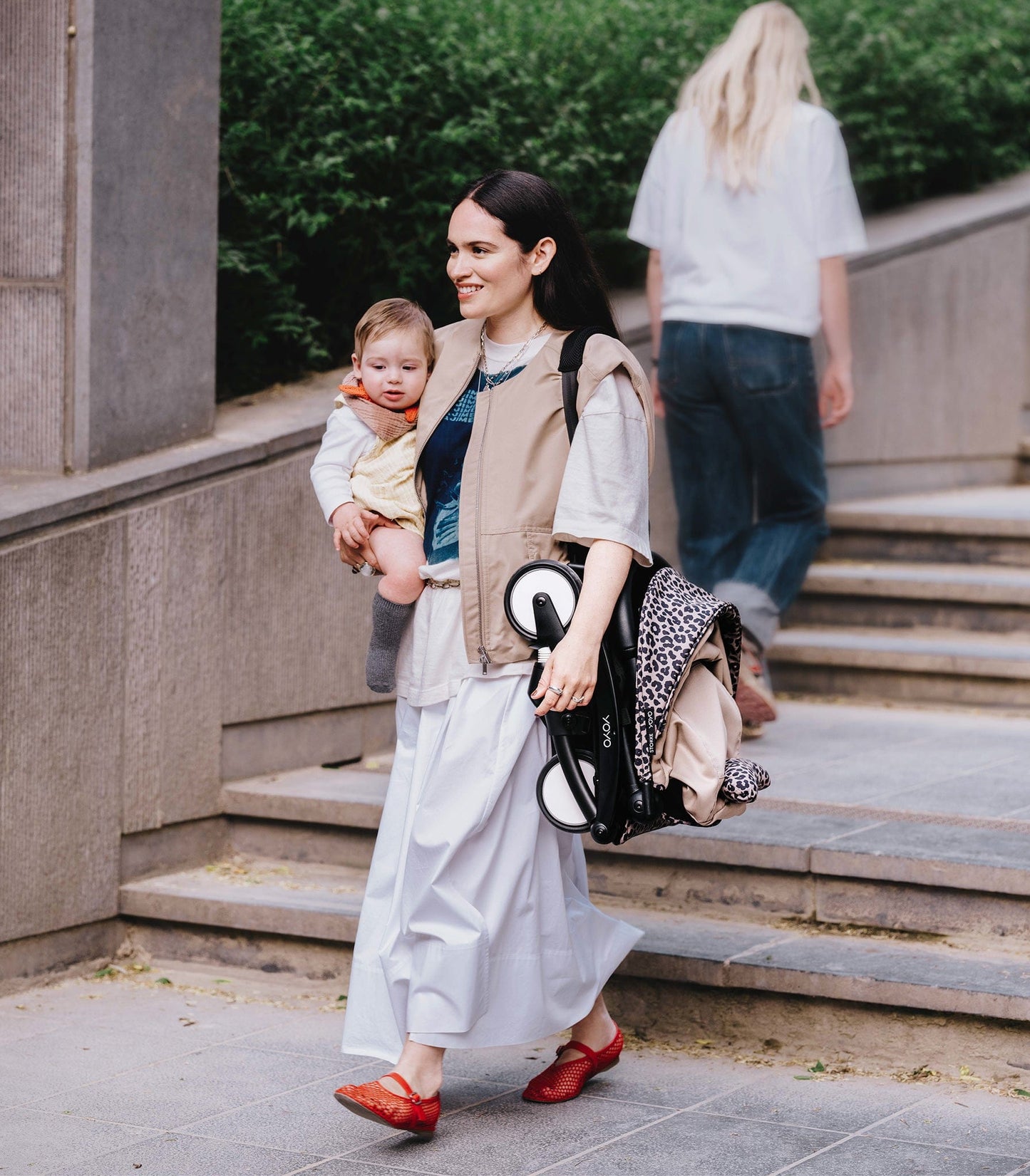 Stokke YOYO3 Ultra Compact 6+ Stroller (One Box) - Black / Leopard (Wild Collection) - 654300