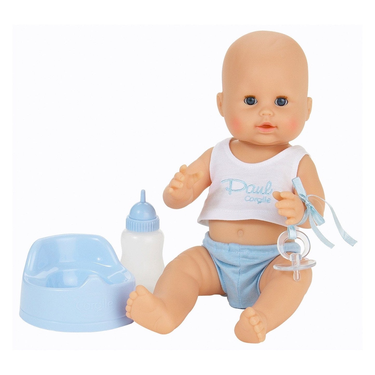Corolle Paul Drink-And-Wet Bath Baby Doll - T4556