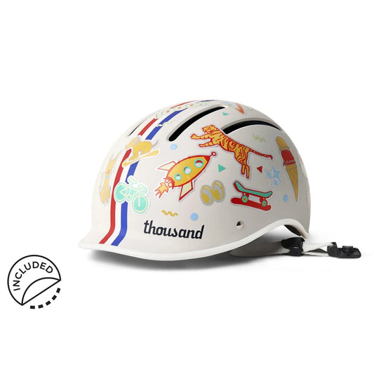 Thousand Jr Collection Kids Helmet - Speedway Creme (3+ Years) - THGL03110207