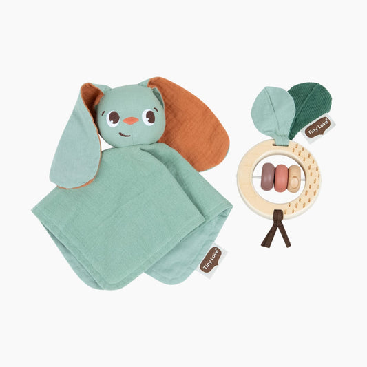 Tiny Love Soft Bunny & Rattle Toy Set - Garden of Adventure Collection - TO167HFZ
