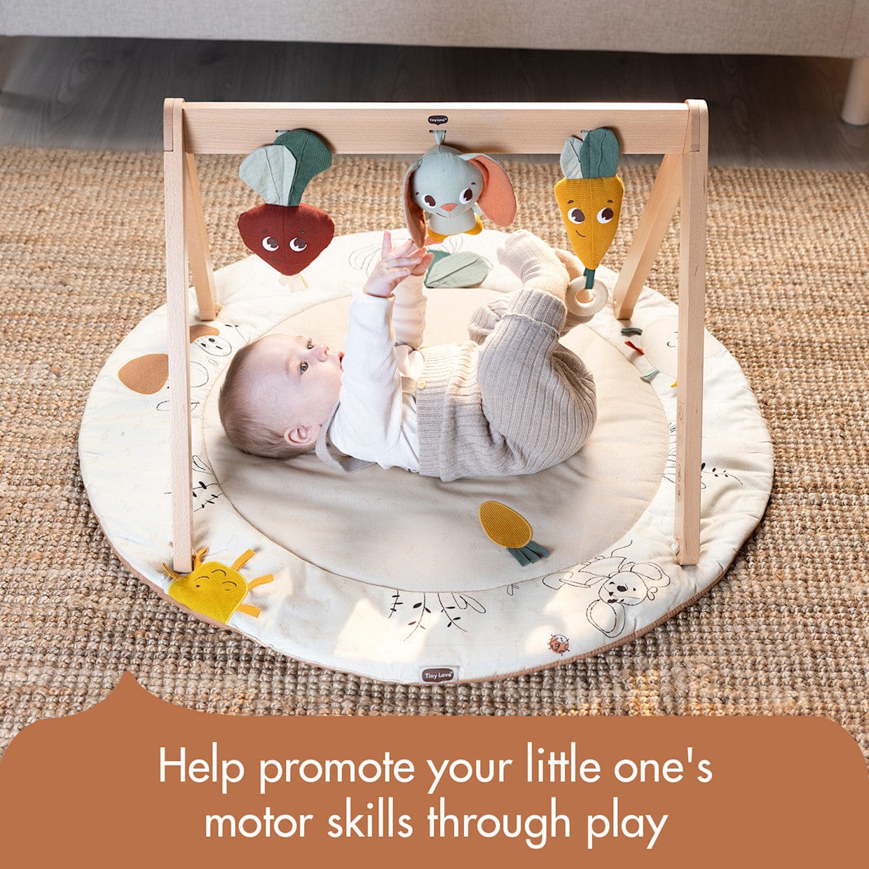 Tiny Love Wooden Gymini With Book - Garden of Adventure Collection - TO169HFZ