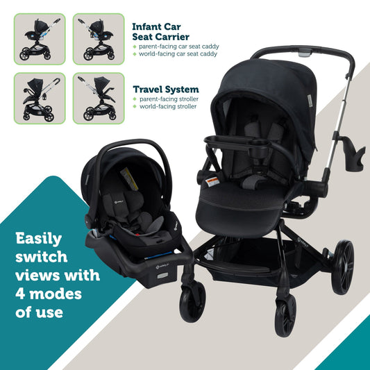 Safety 1st Turn and Go 360 Rotating Modular Travel System - Shade - TR482HRB