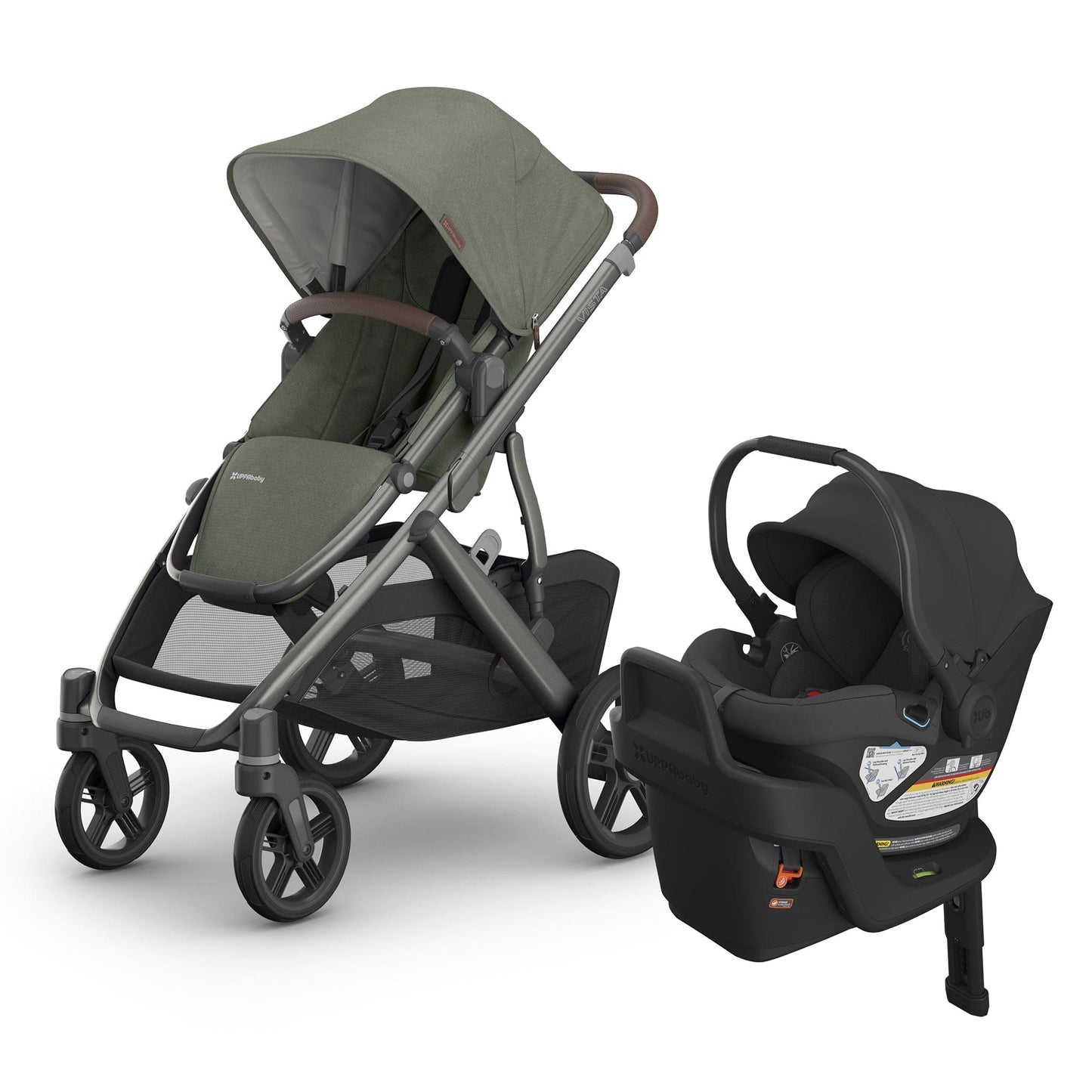 UPPAbaby Vista V3 + Aria Travel System Bundle - Evelyn / Jake - TRVL-ARIA-0303-VSO-NA-EVE