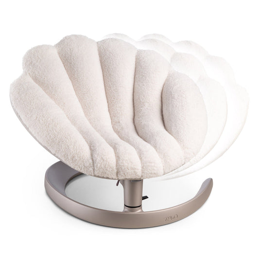 Tavo Pets Shell Pet Bed and Swaying Lounger - Latte - TW0013AALAT000