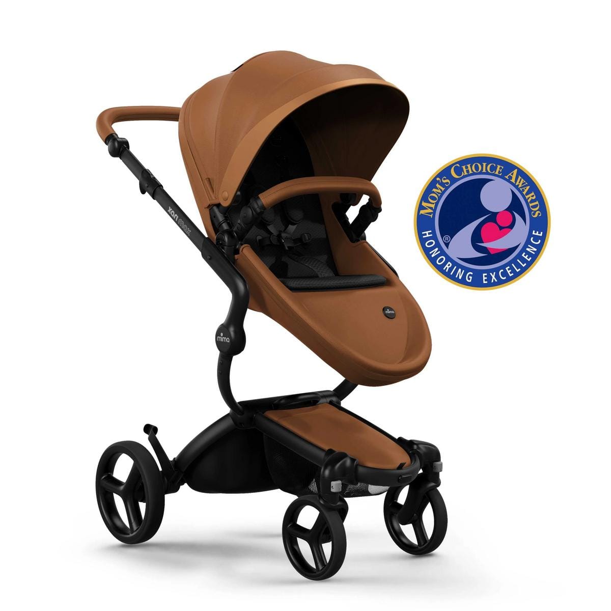 Mima Xari Max Stroller - Black / Camel / Black - A601-06609BB-US