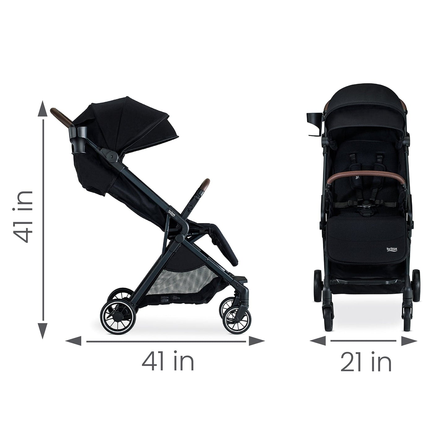 Britax Juniper Compact Stroller - Raven Black
