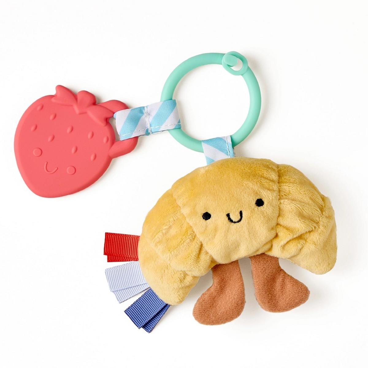 Itzy Ritzy Itzy Pal Plush Pal with Silicone Teether - Croissant - 303201818
