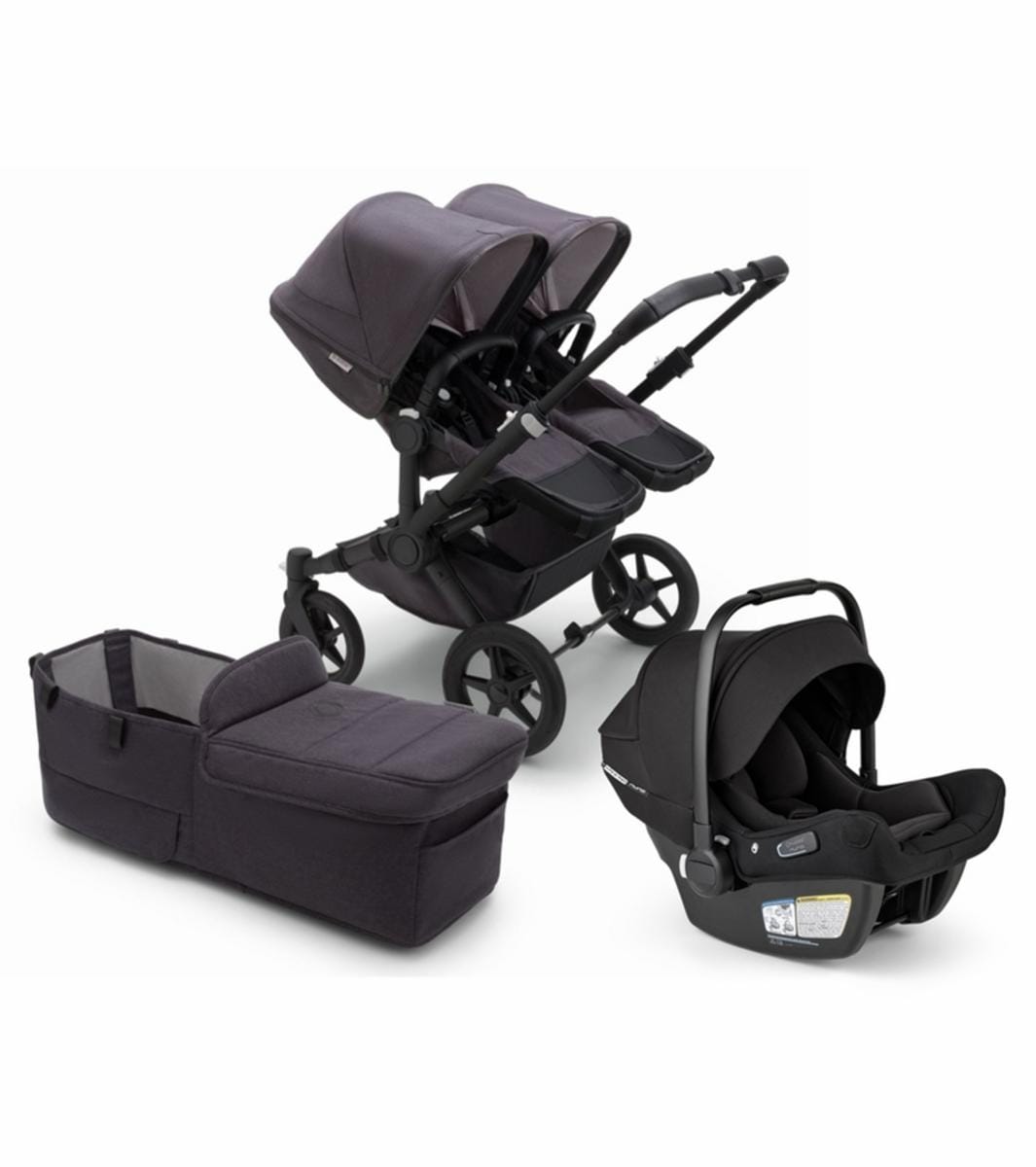 Donkey 5 Mineral Duo + Turtle Air Shield Travel System Bundle - D5-DUO-TS-100000050-TAS