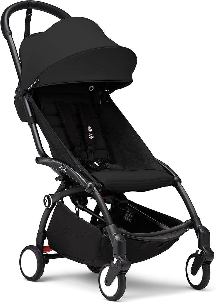 Stokke OPEN BOX YOYO3 Ultra Compact 6+ Stroller (One Box) - Black / Black