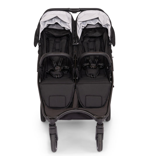 Valco Slim Twin S2 Stroller - Pitch Black