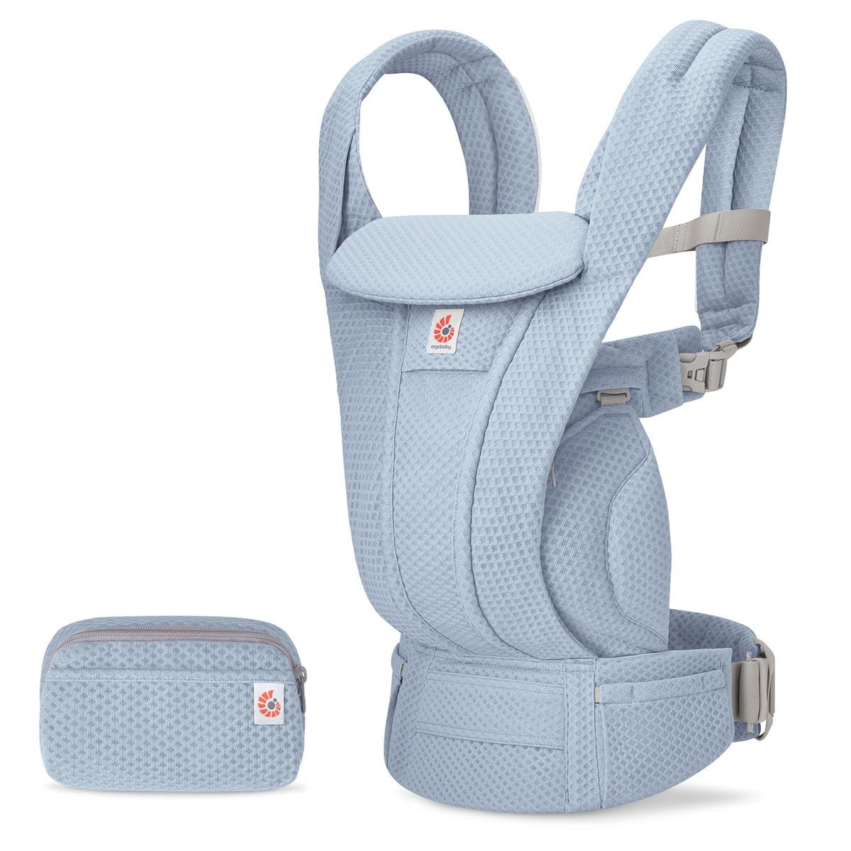 Ergobaby Omni Deluxe Baby Carrier, Mesh - Serene Blue - BCODMSNBL